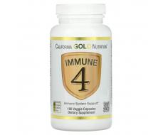 California Gold Nutrition, Immune 4, средство для укрепления иммунитета, 180 растительных капсул Произведено California Gold Nutrition