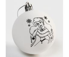 Набор для творчества Новогодний шар Принцессы: Ариэль, размер шара 5,5 см