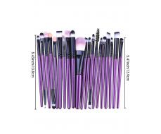 20-Piece Professional Eye Makeup Brush Set - Perfect for Creating Flawless Looks!