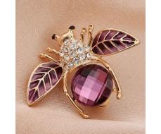 Брошь 3 см Cute Rhinestone Bee Brooch Women Party Accessories Insect Faux Pearl Corsage Brooches Cardigan Suit Clothing Accessories Gift SKU: sj2310186490158333