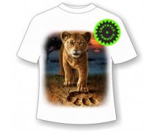Подростковая футболка Король лев 1093, бирюза