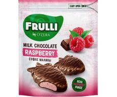 Конфеты фасованные O`Zera Frulli суфле малины в шоколаде 125гр
