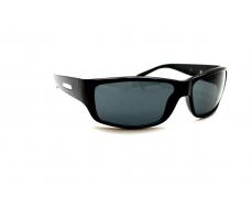 Мужские солнцезащитные очки - E2 черный глянец