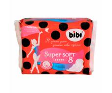 Прокладки "BIBI" Super Soft, 5 капель, 8 шт.