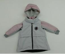 101000_BOG_3 Куртка для девочки, Серый 1 (ТМ Орби, весна-осень)