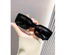 Очки Vintage Rectangular Frame Plastic Sunglasses, Unisex Classic Style, Ideal For Outdoor Travel, Beach Vacation And Uv Protection