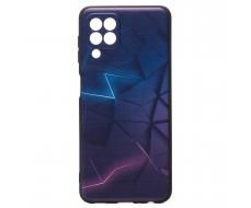 Чехол-накладка SC185 для "Samsung SM-A225 Galaxy A22 4G" (blue/light pink) (010)
