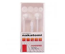 Проводные наушники с микрофоном внутриканальные Nakatomi ES-B21, 3.5 Jack (white)