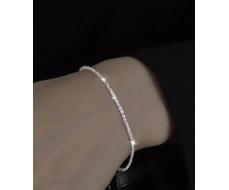 1pc Fashionable Stainless Steel Minimalist Bracelet For Women For Daily Decoration SKU: sj2302150205090461
