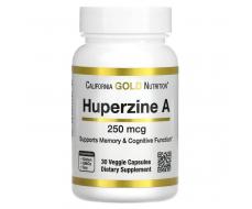 California Gold Nutrition, гуперзин А, 250 мкг, 30 растительных капсул