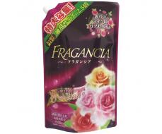 Концентрированный кондиционер для белья с длительным дезодорирующим эффектом Fragancia Prima Rose, с ароматом роз, Rocket Soap 1500 мл (мягкая упаковка с крышкой)