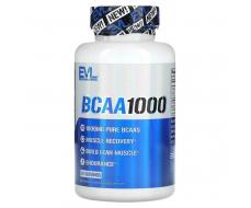EVLution Nutrition, BCAA1000, 500 мг, 60 растительных капсул