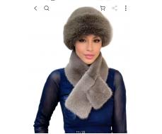 Комплект 1pc European & American Style Versatile Warm Casual Mongolian, Bucket, & Newsboy Cap Set With Matching Fluffy Scarf Halloween