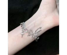 New Arrival Sweet & Cool Hip-Hop Butterfly Bracelet With Unique Design And Punk Style For Girls