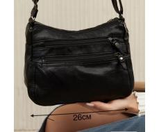 Женская кожаная сумка 0042-9 BLACK