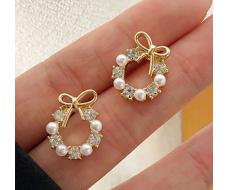 ПРИСТРОЙ!!!   Серьги 1 Pair Of Small And Delicate Bowknot Style Trendy And Stylish Earrings