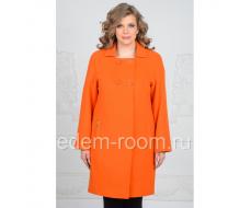 Оранжевое кашемировое пальто  Артикул:T-164-OR