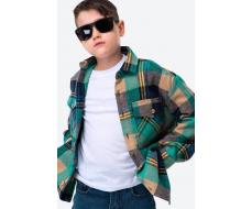 Артикул: HF00167 Теплая фланелевая рубашка в клетку для мальчика