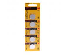 Батарейка литиевая Kodak, CR2032-5BL, 3В, блистер, 5 шт.