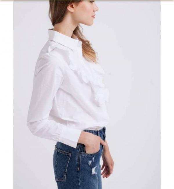 Блузка белая 50 размер 