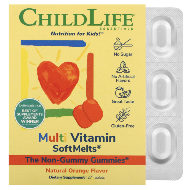 -20% Multi Vitamin SoftMelts со вкусом натурального апельсина, 27 таблеток