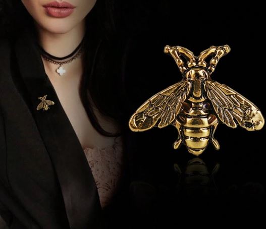 Брошь 1pc Unisex Retro Bumblebee Shaped Alloy Brooch Pin For Shirt, Suit, Vintage Silver Color Women's Accessory SKU: sj2309058384333827