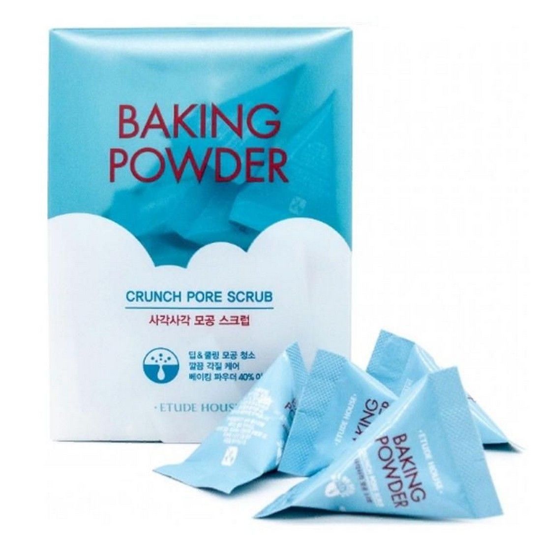 Etude Набор скрабов для очищения кожи лица с содой / Baking Powder Crunch Pore Scrub, 24 шт.