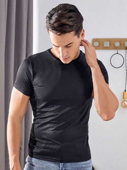 Men's Loose Fit Short Sleeve Sports T-Shirt For Gym, Football, Basketball, Training, Running Gym Clothes Men Basic T Shirt SKU: st2309117661591697