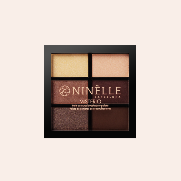 Ninelle Мультицветная палетка теней для век Misterio, 526 песочно-серый