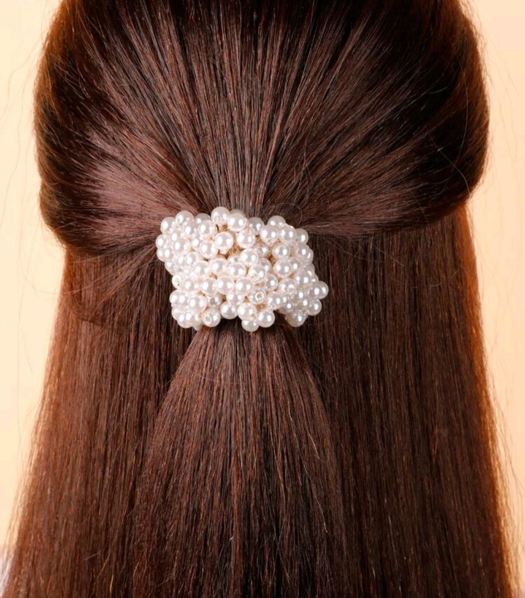 ПРИСТРОЙ!!! Резинка 1pc Faux Pearl Decor Hair Tie For Daily Casual Outing Wear Elegant