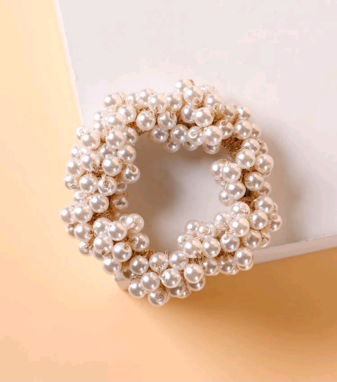 ПРИСТРОЙ!!! Резинка 1pc Faux Pearl Decor Hair Tie For Daily Casual Outing Wear Elegant