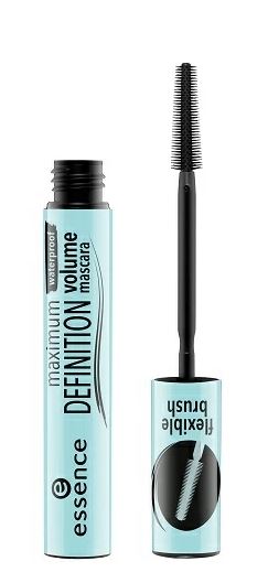 essence Водостойкая тушь для ресниц Maximum Definition waterproof volume mascara, 8 мл