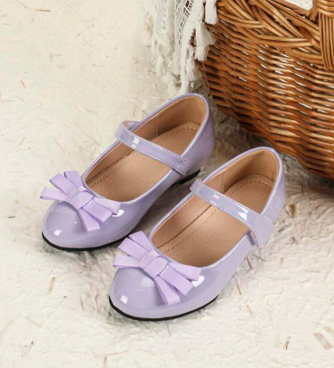Solid Color 3cm Wedge Heel New Style Girls' Fashionable And Cute Casual Shoes With Soft Non-Slip Sole, Suitable For Parties, School, Holidays