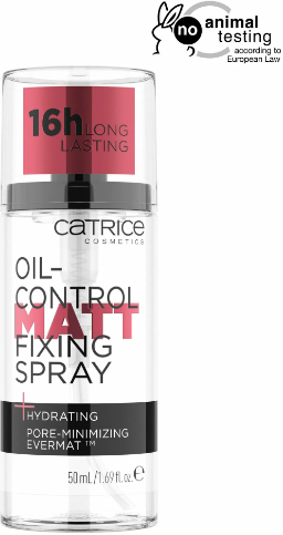 ПРИСТРОЙ!!! ОРИГИНАЛ CATRICE - Спрей-фиксатор макияжа Oil-Control Matt Fixing Spray