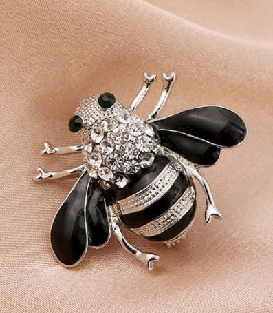 Брошь 3 см Cute Rhinestone Bee Brooch Women Party Accessories Insect Faux Pearl Corsage Brooches Cardigan Suit Clothing Accessories Gift SKU: sj2310186490158333