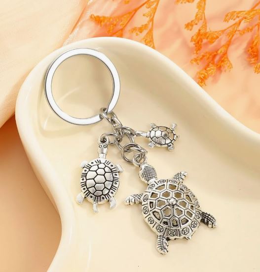 Street 1pc Unisex Turtle Charm Fashion Keychain For Key Decoration SKU: sc2303172612485724