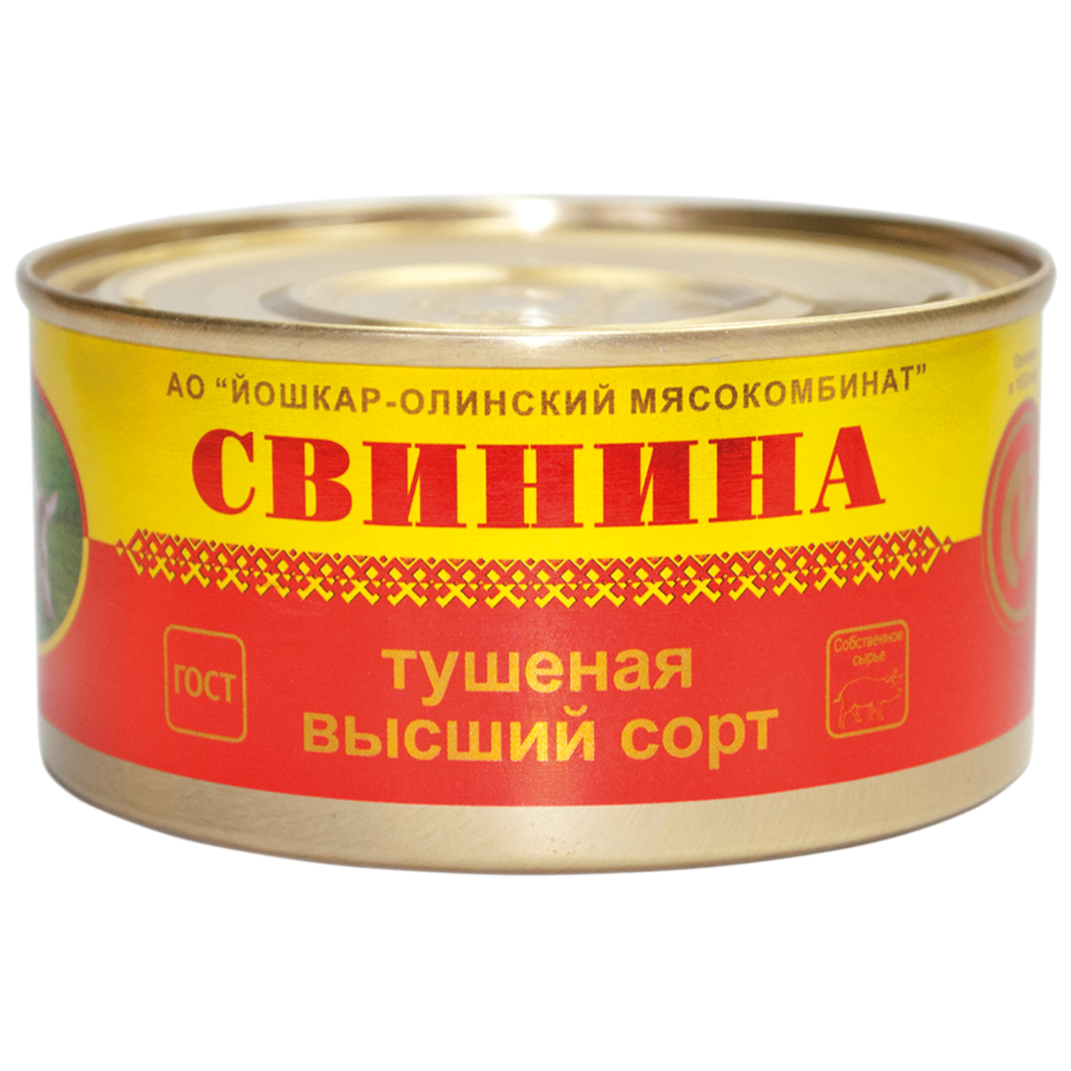 Свинина тушёная высший сорт №8, 325 г