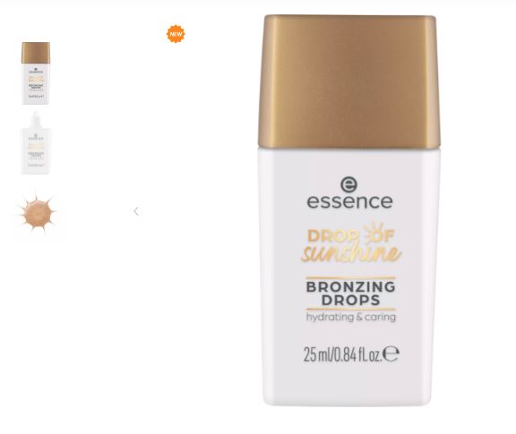 Бронзер жидкий Drop Of sunshine Bronzing Drops essence Германия