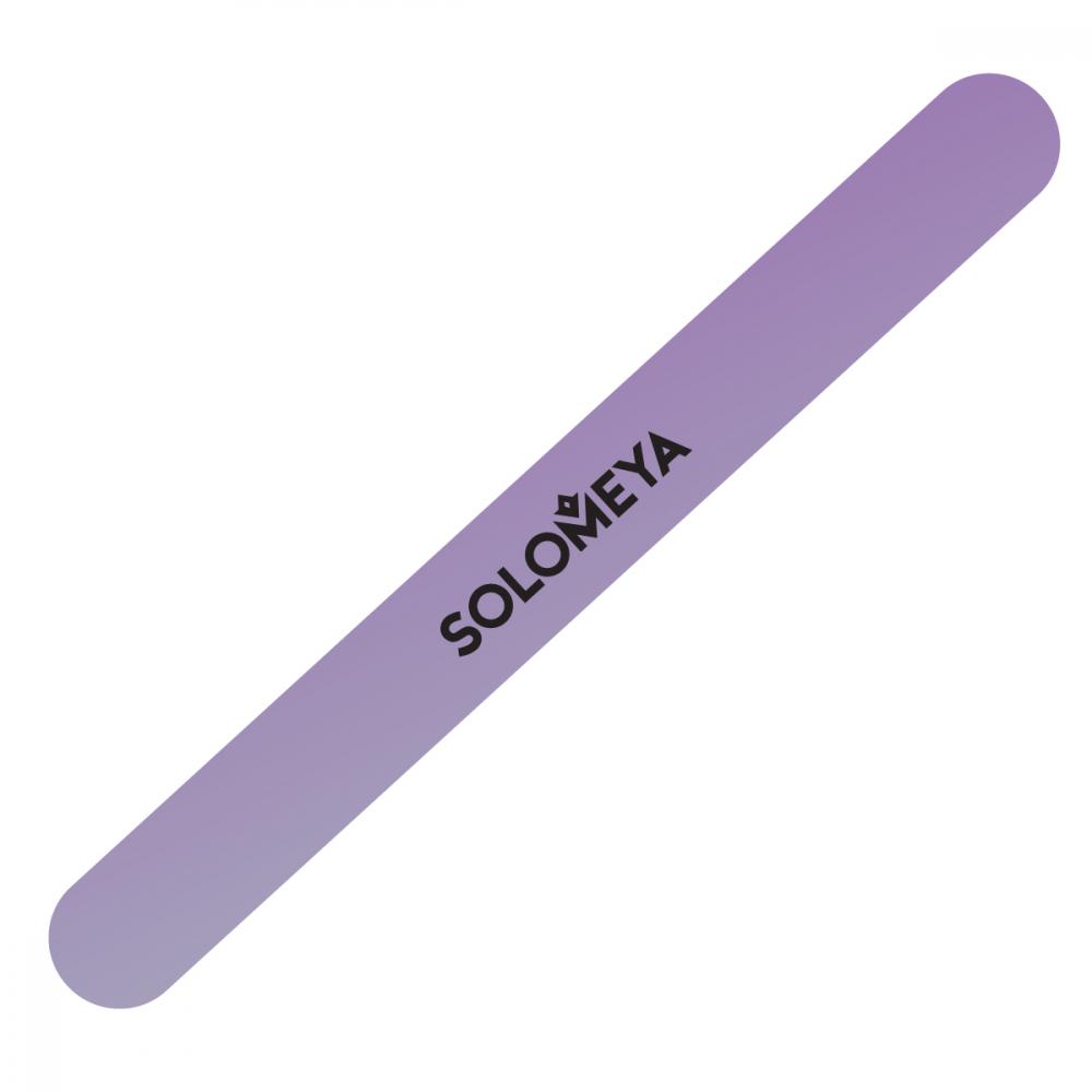 ПРИСТРОЙ!!! SOLOMEYA] Пилка для натуральных и искусственных ногтей  ЛАВАНДА Solomeya Lavander Mylar Nail File, 180/180 грит