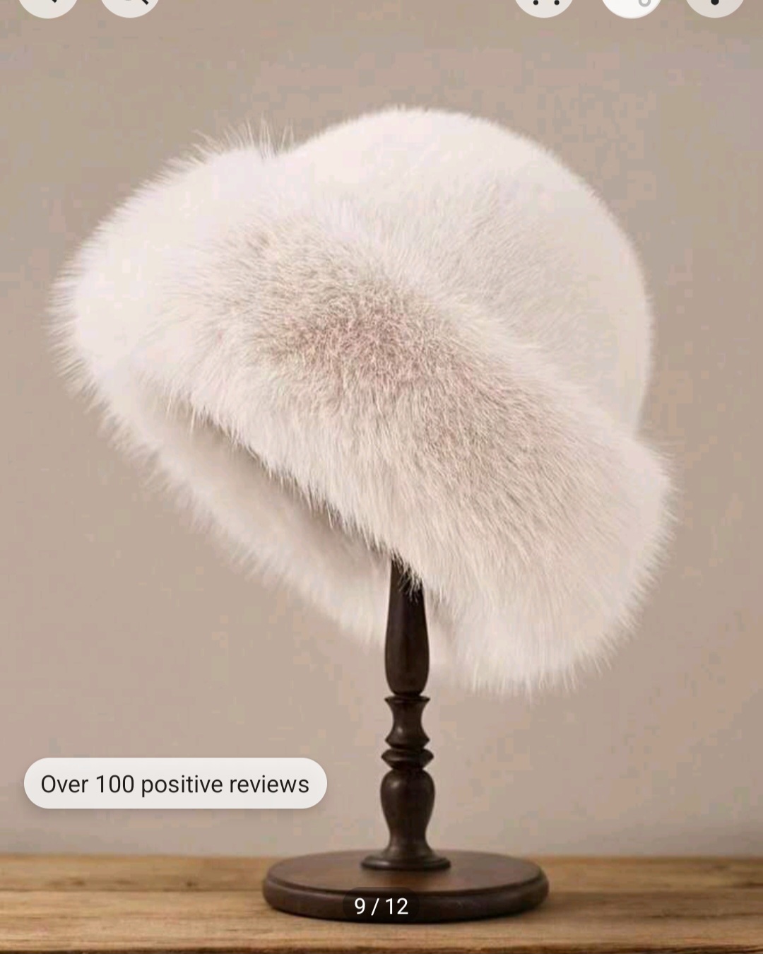 Women's Luxurious Faux Fur Hat, LargeSize With Thick Faux Fox Fur Trim, WarmEar Protection, Versatile WinterAccessor Fleaant Gift For Festivals