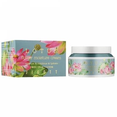 Восстанавливающий крем для лица Jigott Lotus Flower Moisture Cream