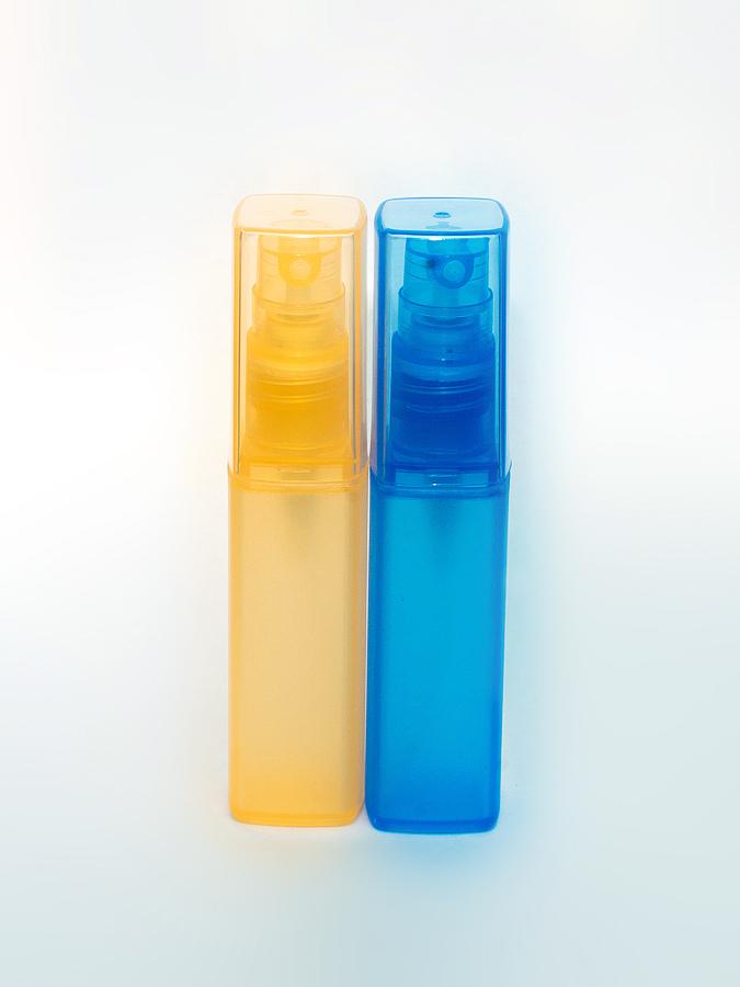Квинто (желтый, синий), пластик, спрей, 15 мл.