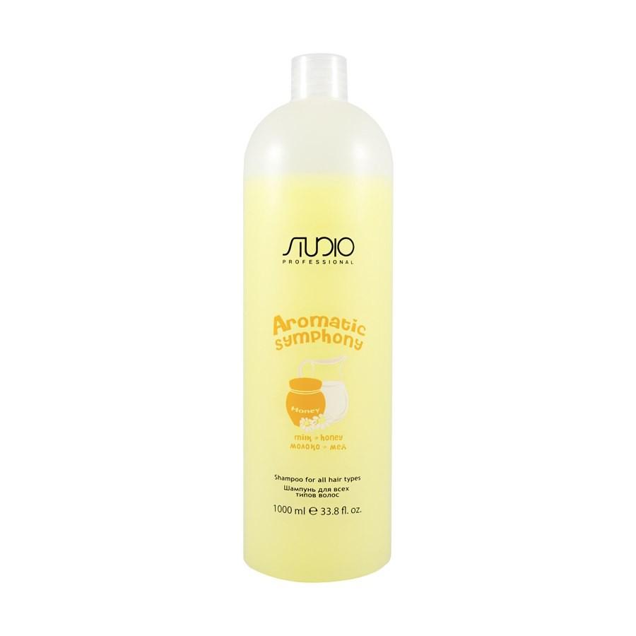Шампунь для всех типов волос Молоко и Мед Kapous Aromatic Symphony Milk Honey 1000 мл