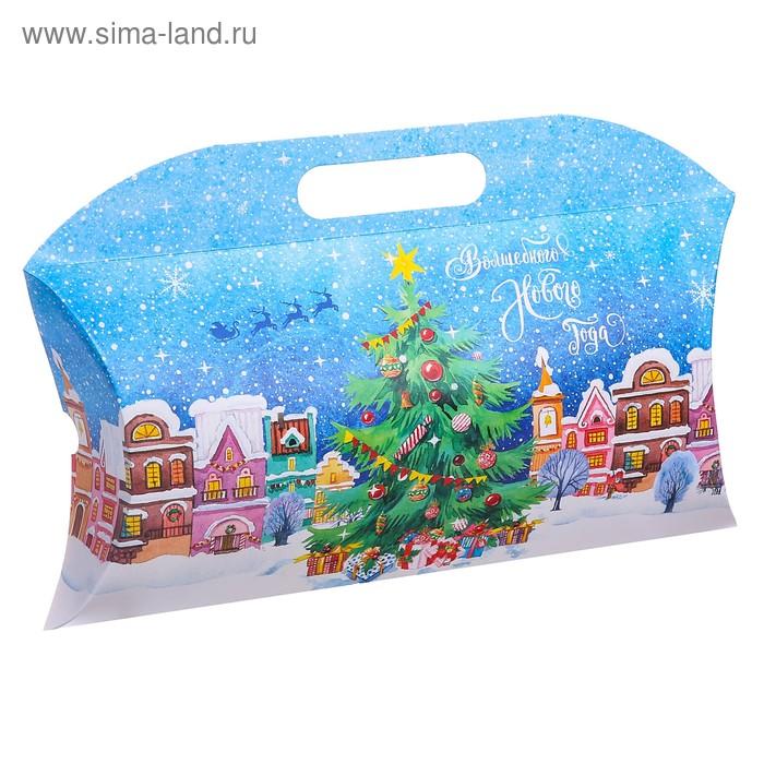 Коробка подарочная «Волшебного Нового года», 34 × 28.5 × 7.5 см