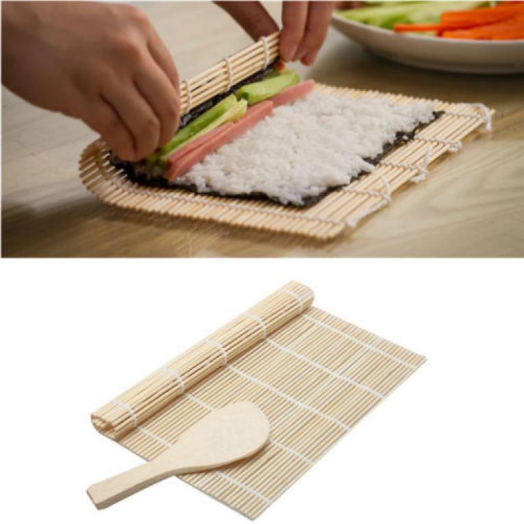 Бамбуковый коврик+лопатка для приготовления суши-роллов. 9046264