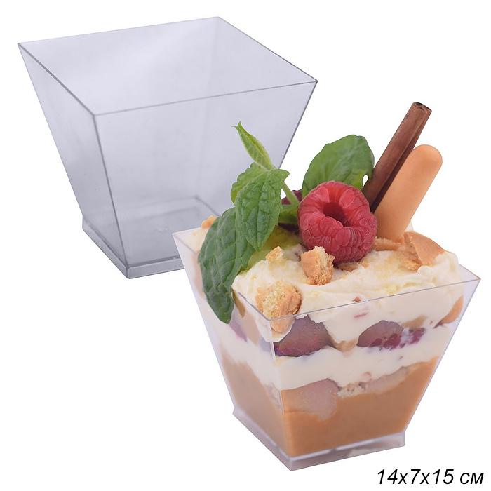 Форма 6 штук для десерта Пагода / 76-91 /уп / Код: 663246