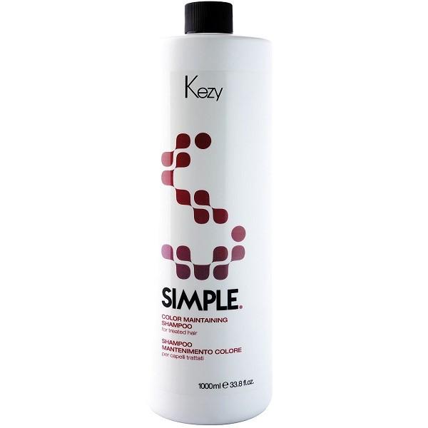 Шампунь для окрашенных волос Kezy Simple Color Maintaining Shampoo 1000 мл