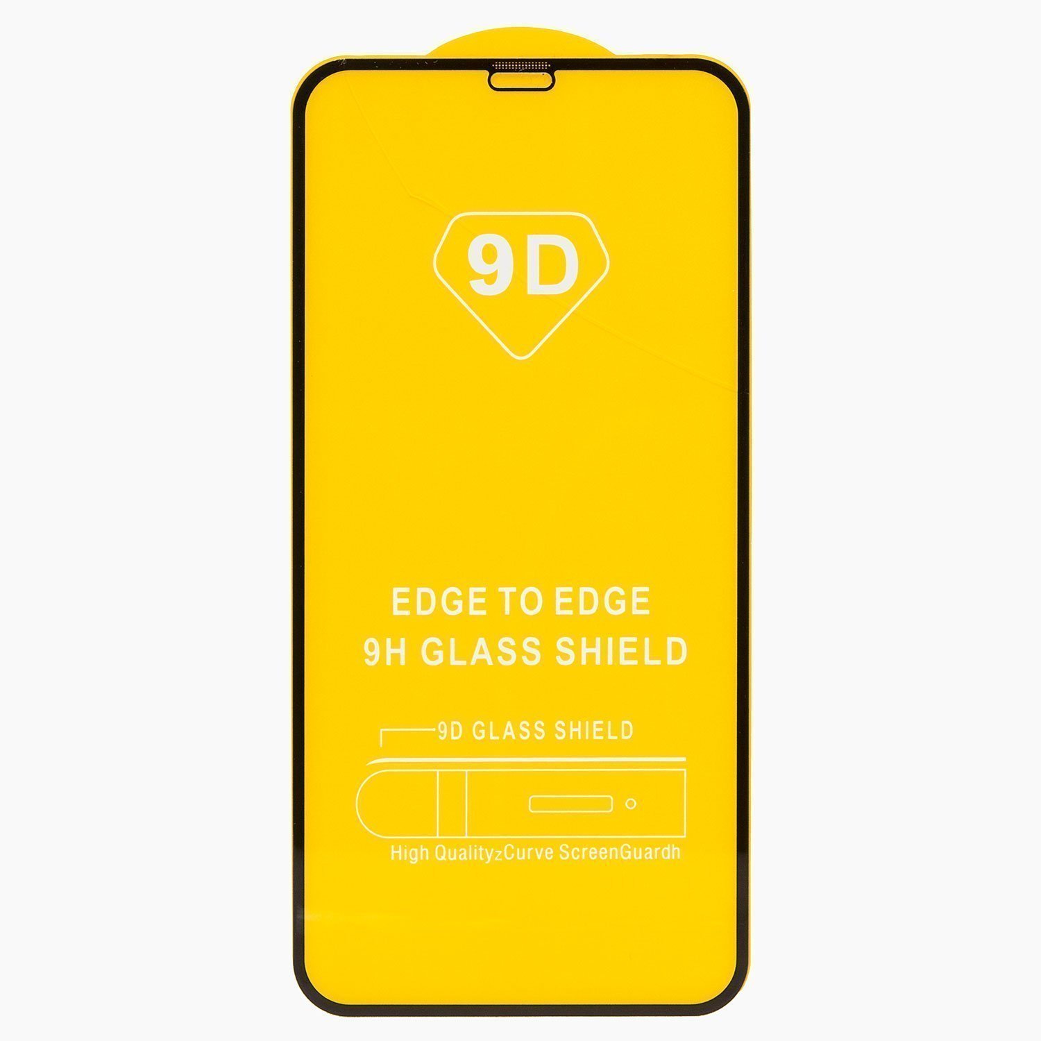 Защитное стекло Full Glue 2,5D для "Apple iPhone 11/ iPhone XR" (black) (тех.уп.) (20 шт)