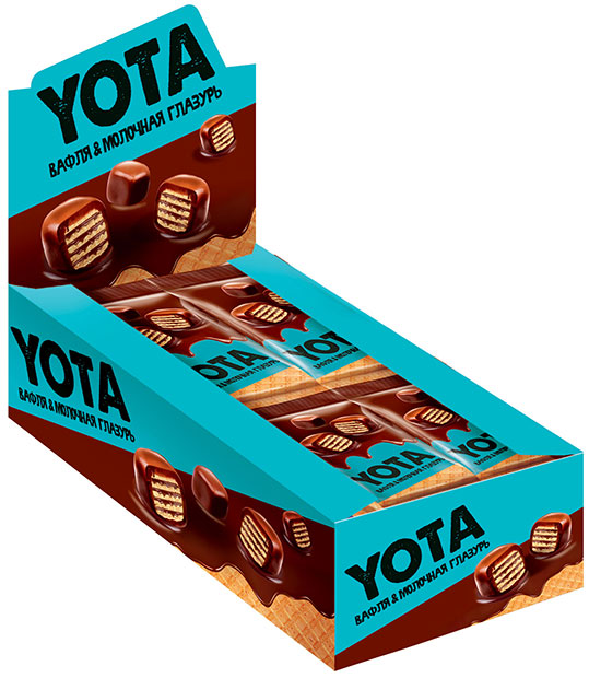 Драже Yota Вафля в молочно-шоколадной глазури 40гр*5шт