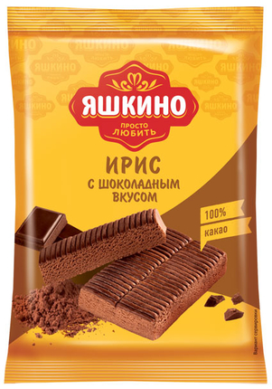 Ирис «Яшкино» с шоколадным вкусом 140 г
